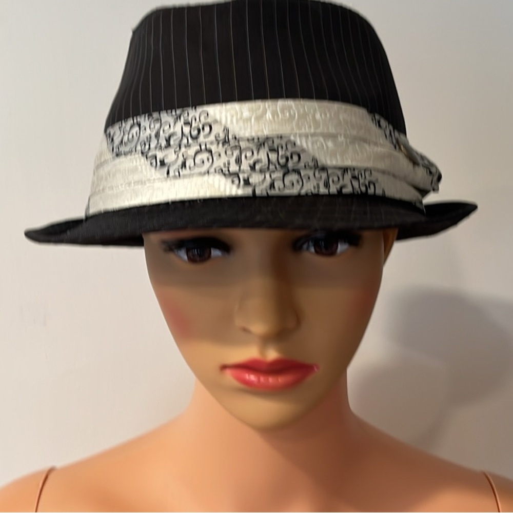 Elegant Black and White Women's Fedora